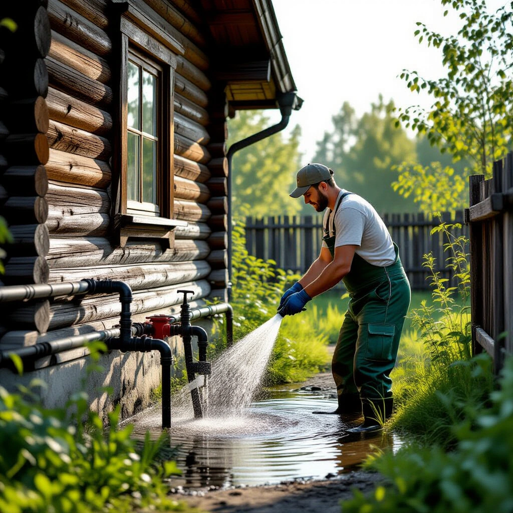 Как промыть и продезинфицировать водопровод на даче после простоя